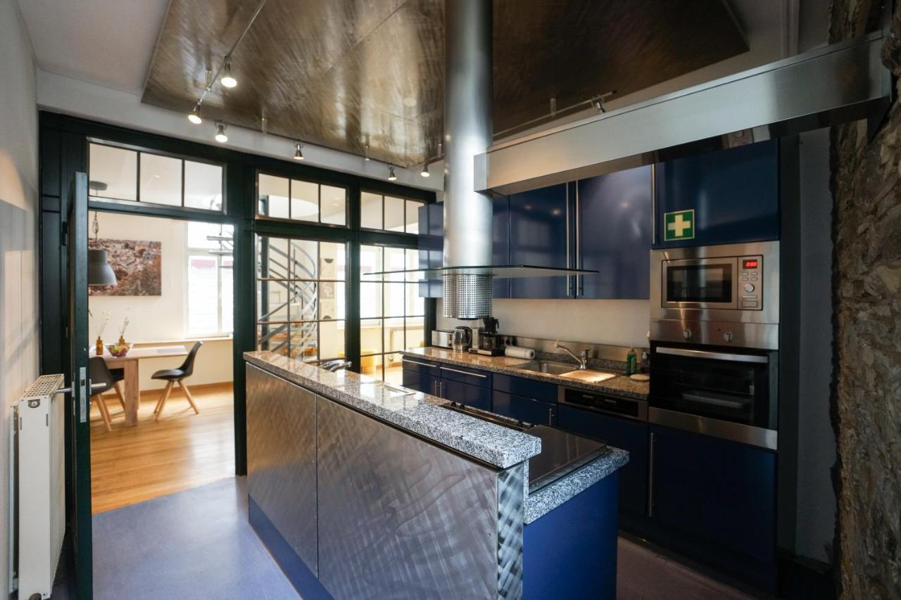 Loft13 Traumhafte Wohnung Mit Terrasse Fuer 4 Gaeste Monschau Buitenkant foto